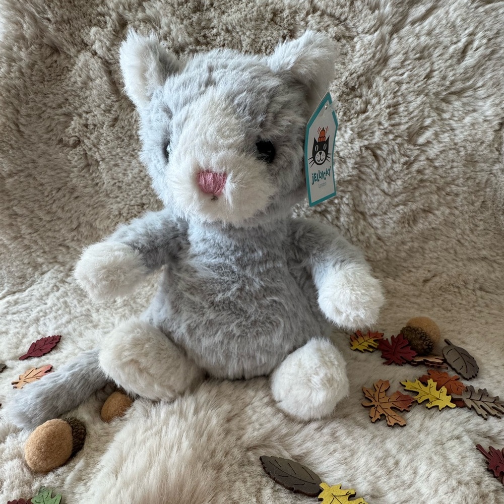 Shimmer Mitten Kitten Jellycat! Extremely rare and hard to find. BNWT